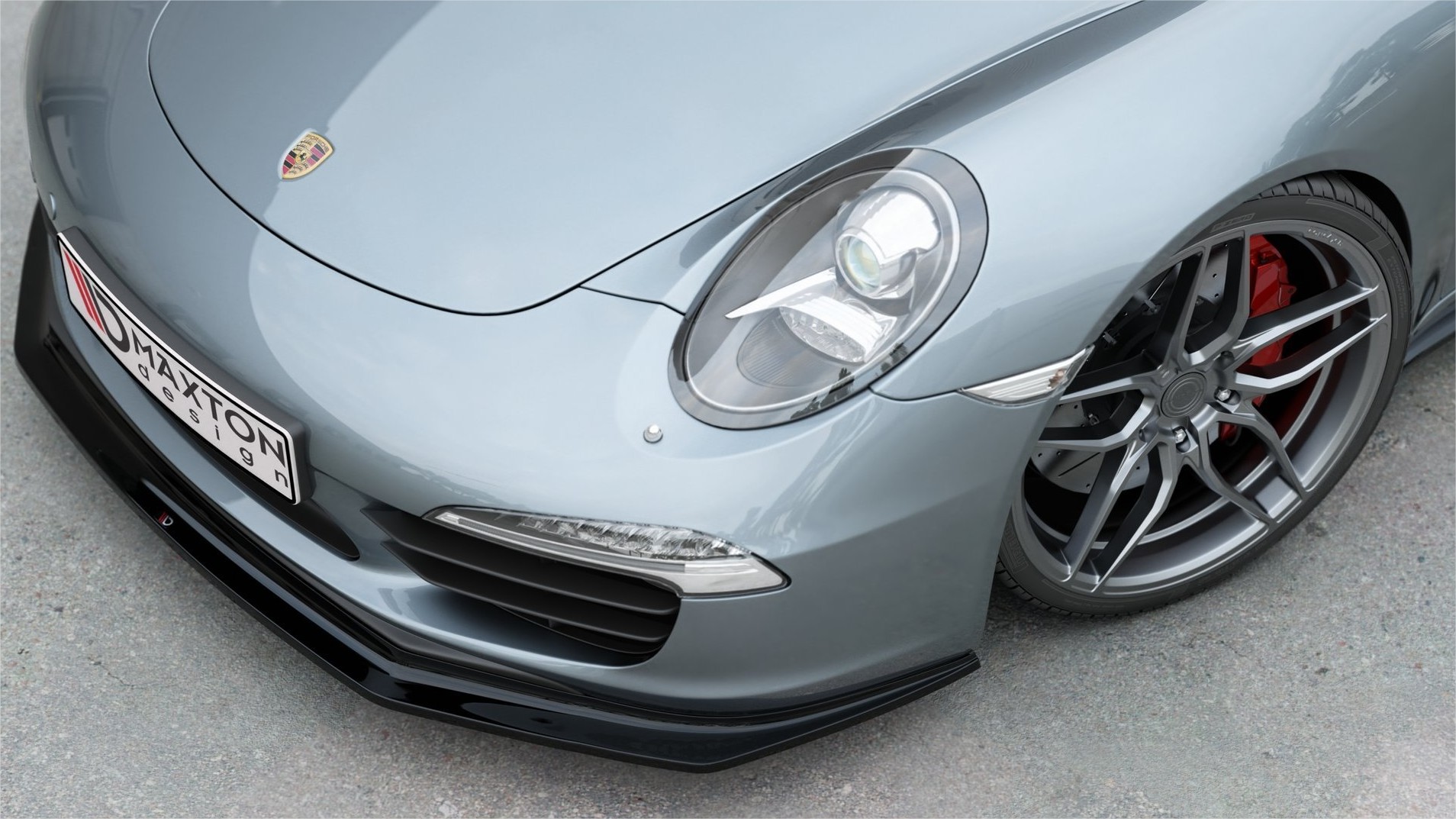 Porsche 911 / Cayenne 911 MXT Frontsplitter 11-16 - V2
